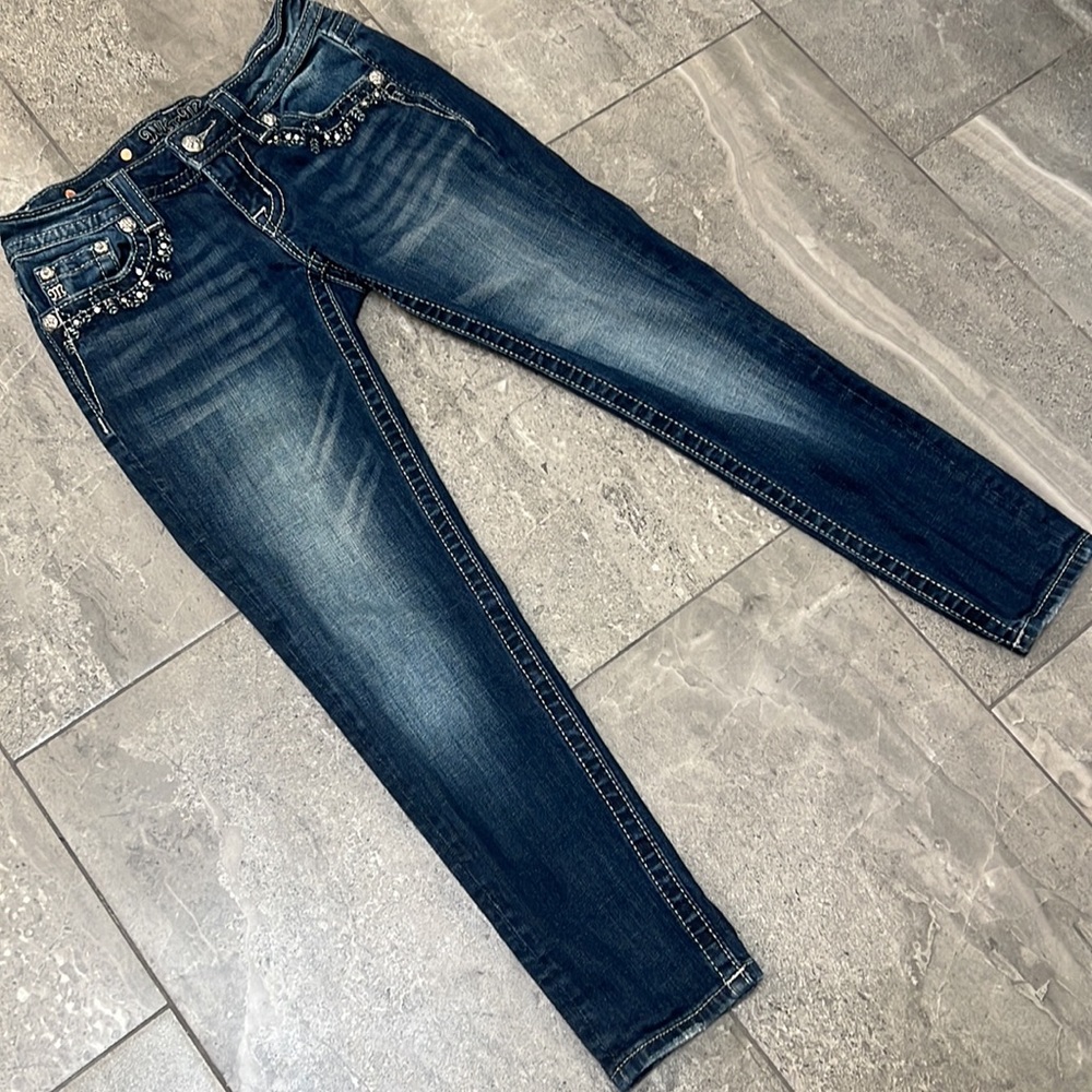 Miss Me Crop Skinny Jeans
